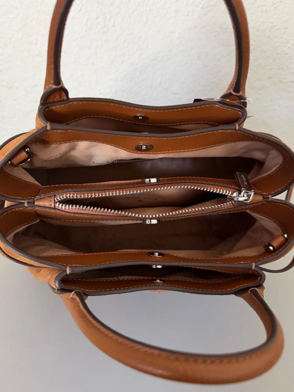 NWT KATE SPADE Dumpling Suede Small Satchel‎